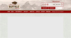 Desktop Screenshot of jhbuffalomeat.com